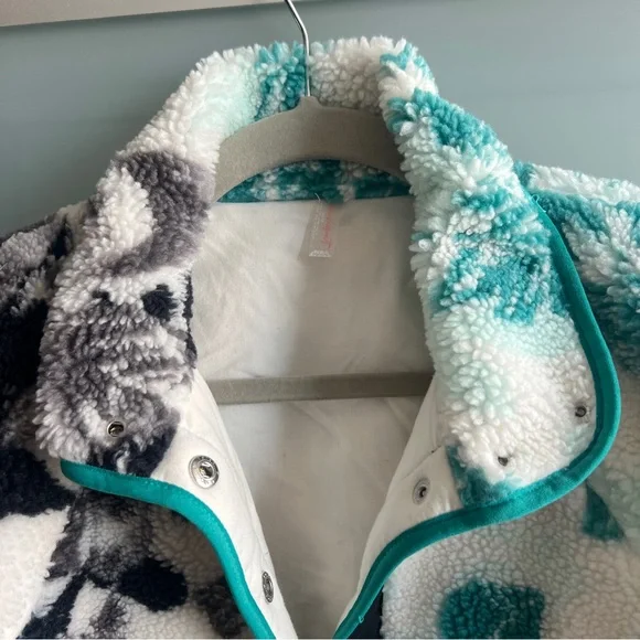 Free People Hit The Slopes Printed Fleece Jacket - Picture 3 of 6